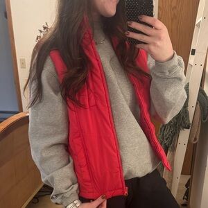 Women's Hot Pink Puffer Vest